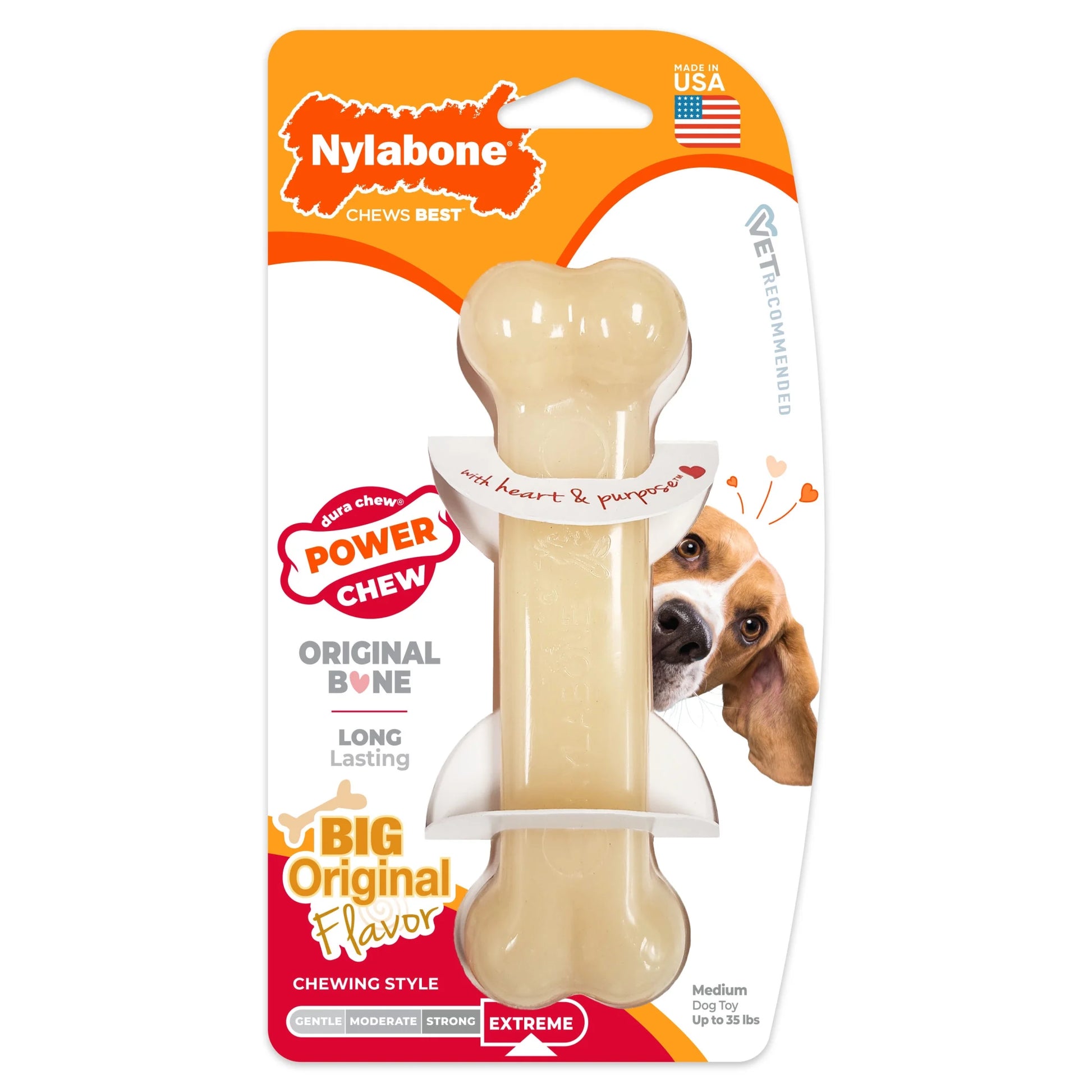 Power Chew Original Bone Dog Chew Toy Medium (1 Count)