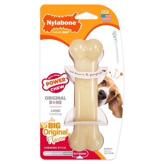 Power Chew Original Bone Dog Chew Toy Medium (1 Count)