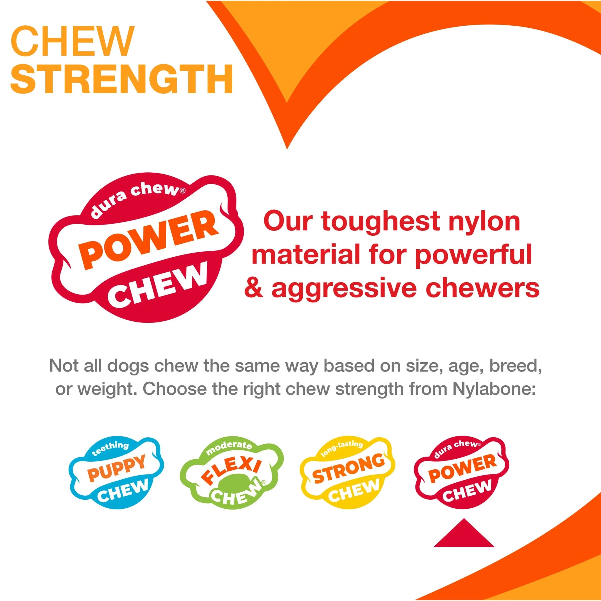 Power Chew Original Bone Dog Chew Toy Medium (1 Count)